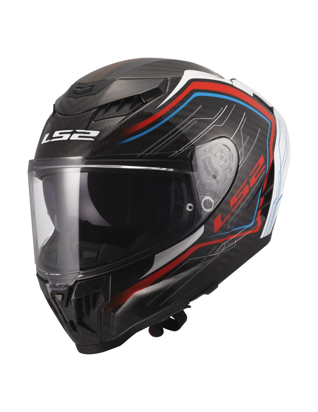 CASCO LS2 FF807 DRAGON SUBIC BLANCO AZUL ROJO - Imagen 2
