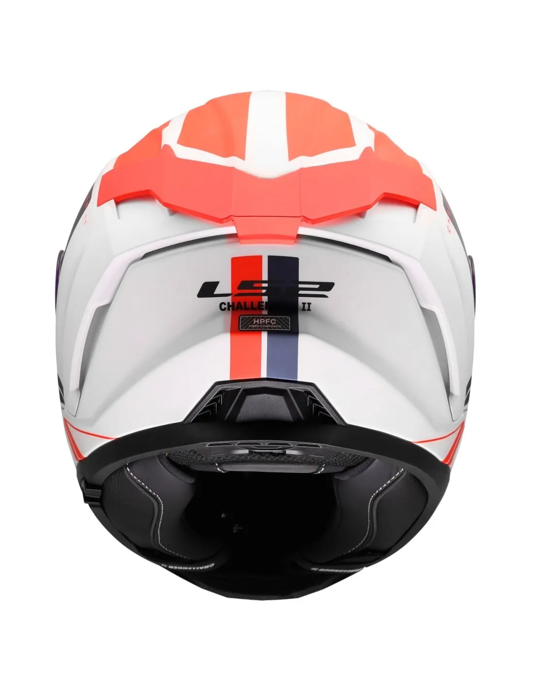 CASCO LS2 FF817 CHALLENGER II TITAN BLANCO AZUL ROJO - Imagen 2