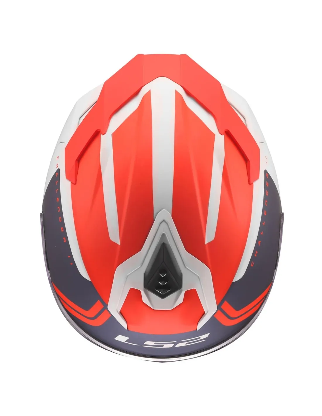 CASCO LS2 FF817 CHALLENGER II TITAN BLANCO AZUL ROJO - Imagen 4