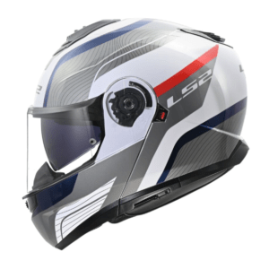 CASCO LS2 FF908 STROBE II MONZA BLANCO AZUL ROJO