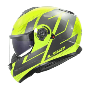 Casco LS2 FF908 STROBE II CODE AMARILLO FLUOR GRIS