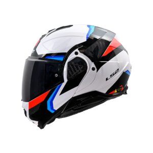 CASCO LS2 FF910 ADVANT II TRIPLE BLANCO AZUL ROJO