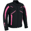 Chaqueta BSTAR TOUREX niños negro/rosa