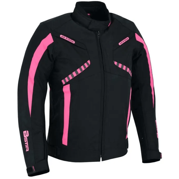 Chaqueta BSTAR TOUREX niños negro/rosa