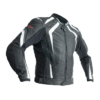 CHAQUETA DE CUERO (HOMBRE) RST R-18 NEGRO/BLANCO TALLA 4XL