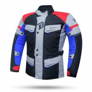 CHAQUETA DEGEND TRAVEL NEGRO GRIS ROJO AZUL