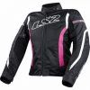 Chaqueta LS2 Gate Lady negro/rosa