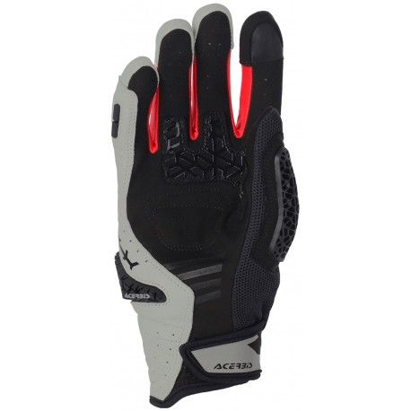 GUANTES ACERBIS CE CROSSOVER GRIS CLARO - Imagen 3