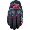 GUANTES FIVE TFX4 NEGRO ROJO