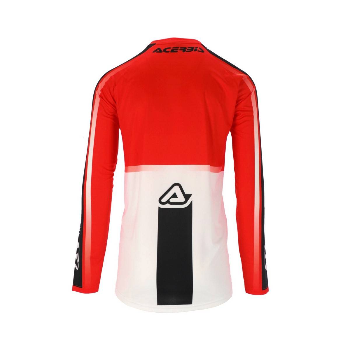Cojunto Cross/Trial ACERBIS MX LINEAR Negro/blanco/rojo - Imagen 2