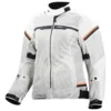 CHAQUETA LS2 RIVA LADY GRIS CLARO NARANJA FLUOR