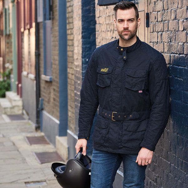RST Chaqueta Classic TT Wax Mam Talla S NEGRO - Imagen 2