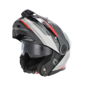 CASCO ACERBIS RIDER GRAPHIC GRIS ROJO