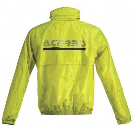TRAJE LLUVIA ACERBIS LOGO NEGRO AMARILLO - Imagen 2