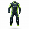 Mono Grace 1-pieza negro/fluor y blanco